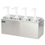 HCB Sauspomp - 4 x 2 liter - RVS, Verzenden, Nieuw in verpakking, Overige typen