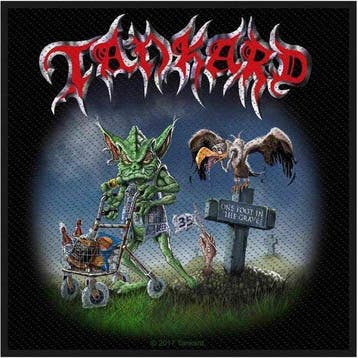 Tankard - One Foot in the Grave Patch officiële merchandise, Ophalen of Verzenden, Nieuw, Kleding