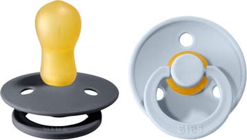 BIBS Speentjes Iron/Baby Blauw | Tweedekansje | OP=OP, Ophalen of Verzenden, Nieuw, Overige typen