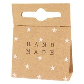 5 x Sieraden kaartjes Handmade 134 x 45 mm – brown, Ophalen of Verzenden, Nieuw