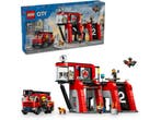 LEGO City - Brandweerkazerne en brandweerauto - 843, Verzenden, Zo goed als nieuw