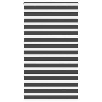 vidaXL Zebra rolgordijn 135x200 cm stofbreedte 130,9 cm, Verzenden, Nieuw, Zwart
