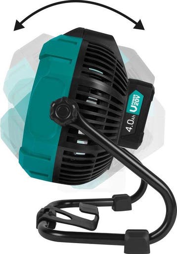 2dekans | VONROC Ventilator 20V - voor draadloos en bedraad, Ophalen of Verzenden, Zo goed als nieuw