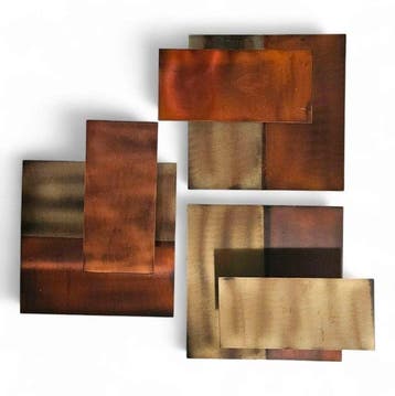 Kaars wandlamp - Messing