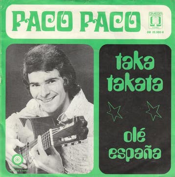 vinyl single 7 inch - Paco Paco - Taka Takata, Verzenden, Zo goed als nieuw, 7 inch, Pop