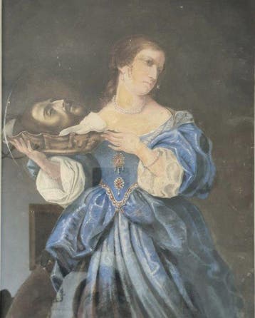 Cordelia Adela Gyll - Salomé et la tête de saint jean le