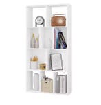 Witte Boekenkast 10 Vakken – Staande Opbergkast 60x120 cm, Verzenden, Nieuw