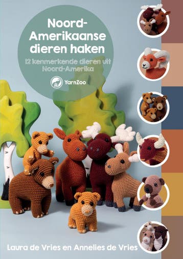Noord-Amerikaanse dieren haken 9789083301075 Laura De Vries, Verzenden, Zo goed als nieuw, Laura De Vries