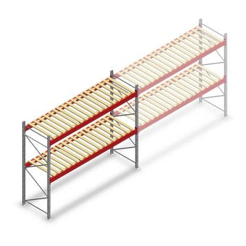 Gebruikte AR T2 palletstelling 2500x3600x1100mm (hxbxd) 2, Zakelijke goederen, Kantoor en Winkelinrichting | Magazijn, Stelling en Opslag