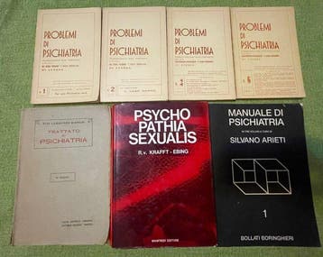 Leonardo Bianchi - AA.VV. - Lotto di 7 volumi di Psichiatria