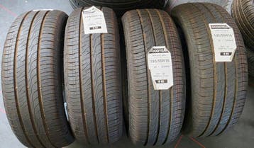 195/55r16 87H Goodyear dot25 Demo Banden, Ophalen, 16 inch, Nieuw, Band(en)