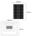 Solar wandlamp Capital IV met los zonnepaneel en >10 standen, Verzenden, Overige typen, Nieuw, 50 tot 250 watt