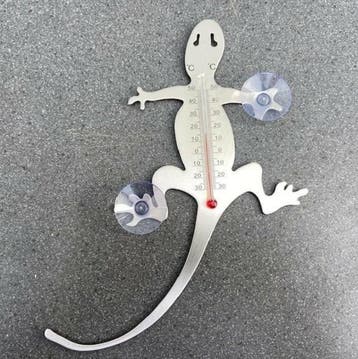 RVS Raamthermometer 20cm Salamander met zuignap voor Binn..., Verzenden, Nieuw