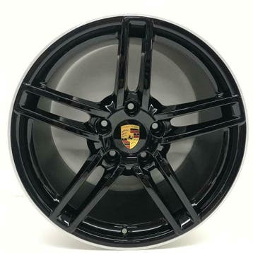 Porsche 991 2S/4S ORIGINELE 19 Carrera V met winterbanden, Gebruikt, 295 mm, Banden en Velgen, Winterbanden