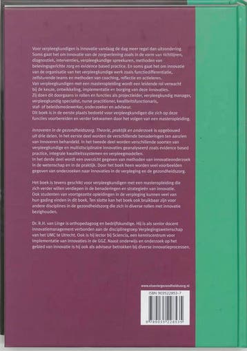 Innoveren in de gezondheidszorg 9789035228535, Boeken, Verzenden, Gelezen, Roland van Linge