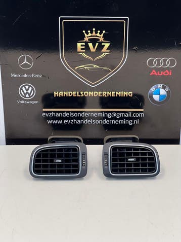VW Polo V luchtrooster dashboard rechts en links kleur zwart, Auto-onderdelen, Gebruikt, Volkswagen