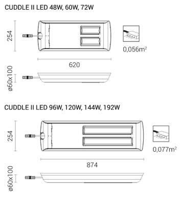 ROSA CUDDLE-II-LED 48>205W LED lantaarnpaal armatuur, Nieuw