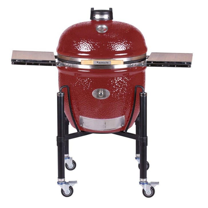 Monolith LeChef rood + onderstel, Tuin en Terras, Houtskoolbarbecues, Verzenden