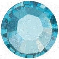 2 x  Swarovski plat strass steentje 5mm Aquamarine, Ophalen of Verzenden, Nieuw, Overige typen
