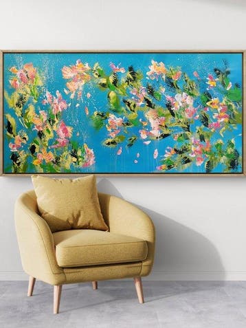 Laura Capellini Art - LES FLEURS#86(XXL)NO RESERVE ,