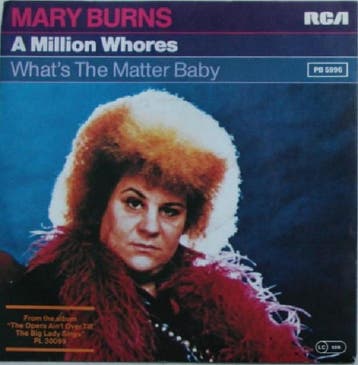 Mary Burns - A Million Whores / Whats The Matter Baby, Ophalen of Verzenden, Gebruikt