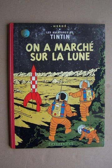 Tintin T17 - On a Marché sur la Lune - B22 - 1 Album -, Nieuw