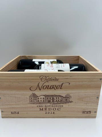 2021 Chateau Nouret - Médoc Cru Bourgeois - 6 Flessen (0.75, Nieuw