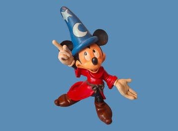 Disney - Beeldje - Mickey Mouse as sorcerer apprentice -, Verzamelen, Nieuw