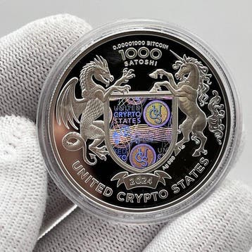 United Crypto States. 2024 – 1000 Satoshi: Indian Head – 1
