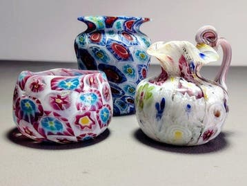 Murano Millefiori miniature glass collection (Fratelli Toso)
