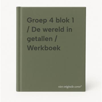 Groep 4 blok 1 / De wereld in getallen / Werkboek, Boeken, Verzenden, Zo goed als nieuw