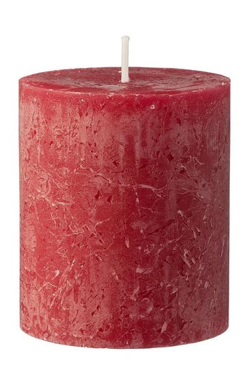 HEMA Rustieke kaarsen donkerrood van €4.89 voor €2 sale, Verzenden, Nieuw