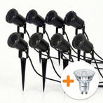 8-Stuks | LED Grond - Prikspot GU10 rond | Samara | IP65, Ophalen of Verzenden, Nieuw, Netvoeding, 50 tot 250 watt