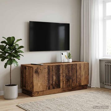 vidaXL Tv-meubel Oud hout Bewerkt hout, Minder dan 50 cm, Verzenden, Nieuw, Minder dan 100 cm