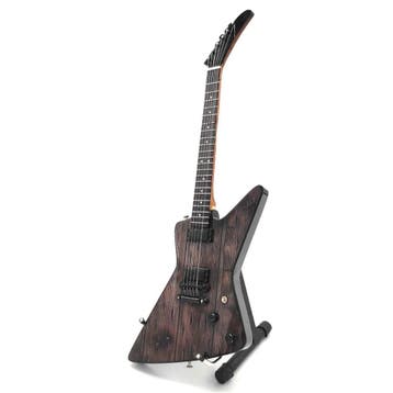 Miniatuur replica Explorer gitaar - James Hetfield Metallica, Verzenden, Nieuw, Pop, Beeldje of Miniatuur