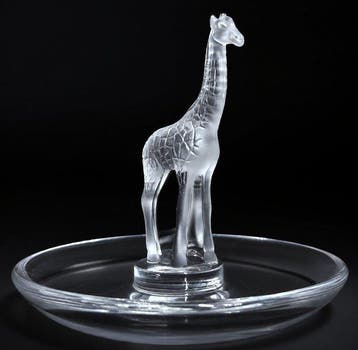 Lalique - Sieradendoos - Baguier giraf RARE - Kristal -