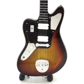Miniatuur replica Fender Jaguar gitaar Kurt Cobain Nairvana, Ophalen of Verzenden, Nieuw, Pop, Beeldje of Miniatuur