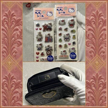 SUPER RARE VINTAGE SANRIO 1976-2004-2011 STICKERS & WALLET