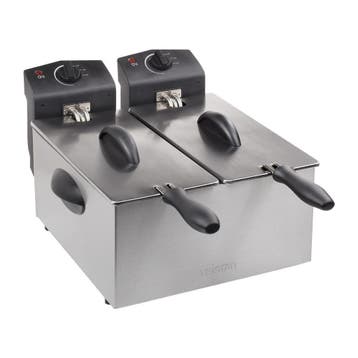 Tristar Dubbele Mand Frituur Fr-6937 - 2 x 3 Ltr Roestvrij, Verzenden, Nieuw in verpakking