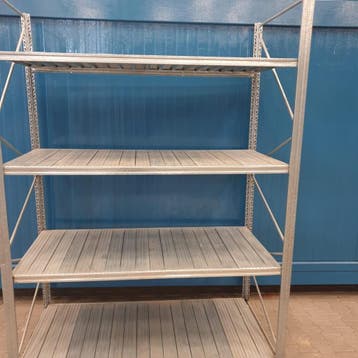 Aanbieding: Voordeelrij gebruikte legbordstelling