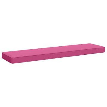 vidaXL 1-delig Bankkussen VUGHT 100% Polyester Roze 120 x 30, Huis en Inrichting, Woonaccessoires | Kussens, Verzenden, Nieuw