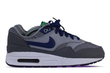 Nike Air Max 1 GS Royal Blue Grey • 38, Ophalen of Verzenden, Nieuw, Nike, Sneakers of Gympen