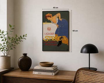 Marcello Dudovich - Manifesto Liberty Art Nouveau – Liquore, Antiek en Kunst