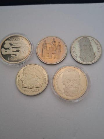 Zwitserland. 5 Francs 1970/1981 (Zonder minimumprijs), Postzegels en Munten