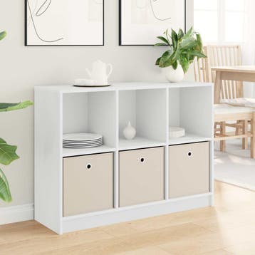 vidaXL Dressoir Wit 102 x 32 x 73,5 cm, 100 tot 150 cm, Verzenden, Nieuw, 25 tot 50 cm