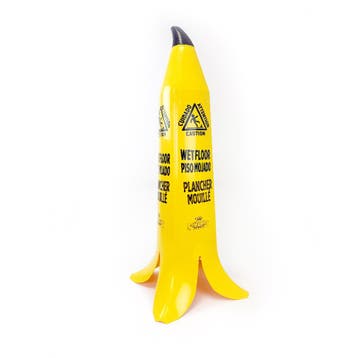 Banana Cone pas - op - glad - bord - Geel - Polypropyleen, Verzenden