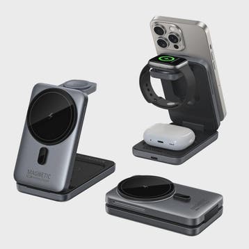 3-in-1 Magnetische Draadloze Oplader voor iPhone, Apple Watc, Verzenden, Nieuw