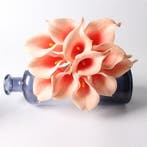 Calla Real Touch Zalm Coral 7 cm 37 cm lang per stuk, Ophalen of Verzenden, Nieuw