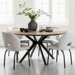*WOONWINKEL* DTP Home Metropole Ronde Design Eettafel Teak 1, Verzenden, Nieuw