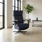 Leren relaxfauteuil met hartbalans Pure - Toledo Kobalt, Huis en Inrichting, Fauteuils, Bohemian, Industrieel, Modern, Scandinavisch